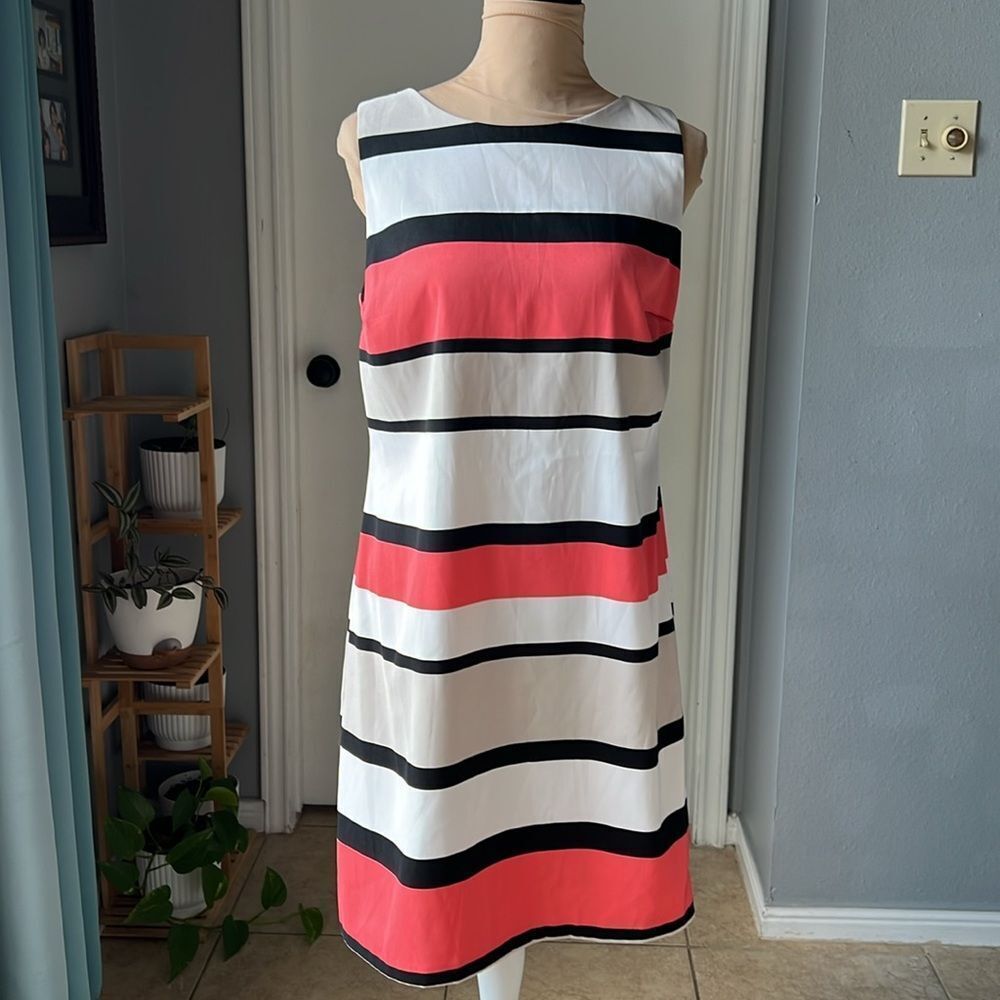 Alyx Sleeveless Stripe Sheath Dress